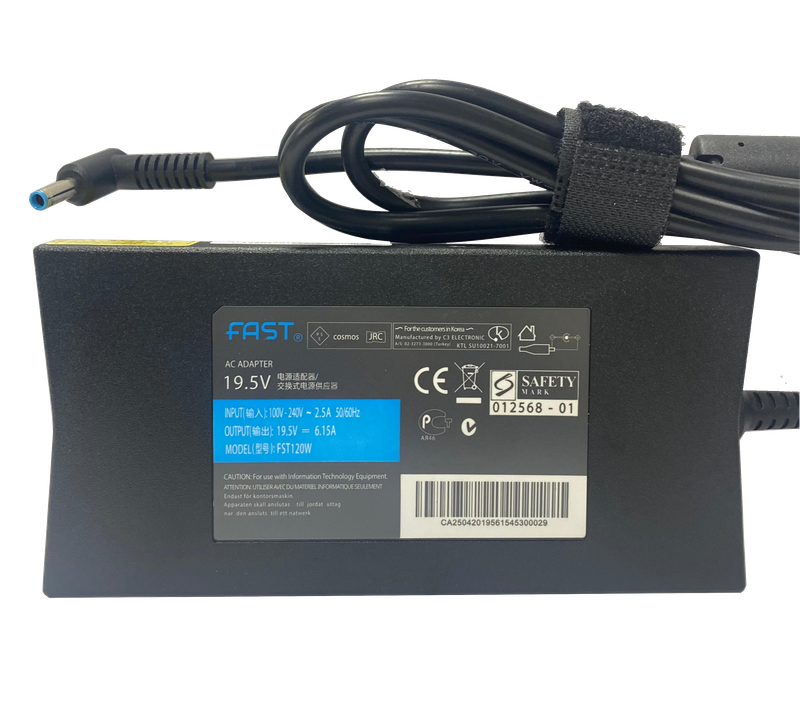 Hp 19.5V 6.15A 120W Mavi Uçlu Laptop Şarj Adaptörü (4.5mm*3.0mm)