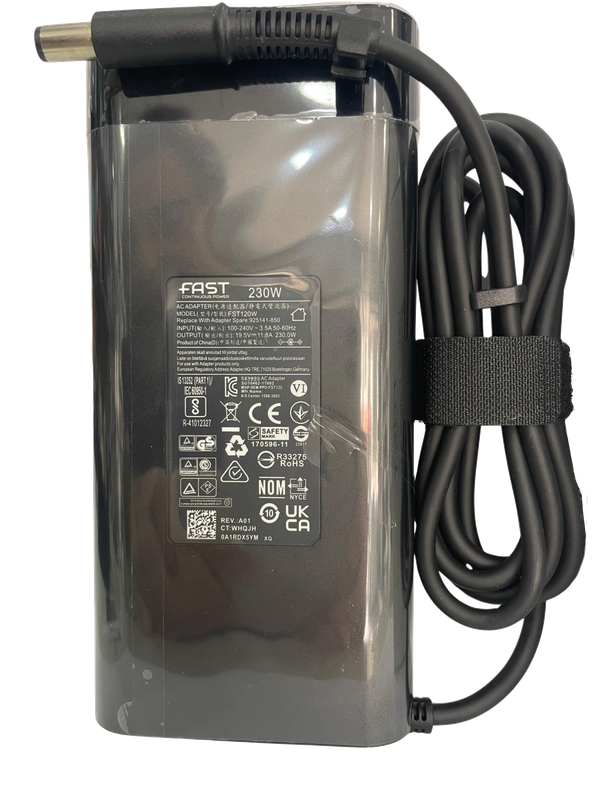 Fast HP Uyumlu 19.5V 11.8A 230W 7.4x5.0mm İğneli Uçlu Laptop Adaptörü Şarj Aleti