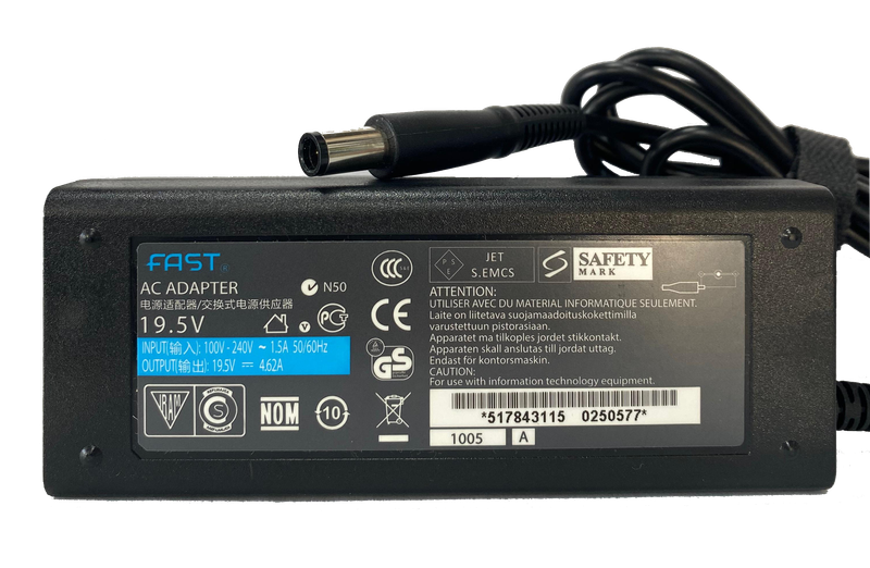 Dell 19.5V 4.62A 90W Laptop Adaptörü (7.4 mm*5.0 mm)