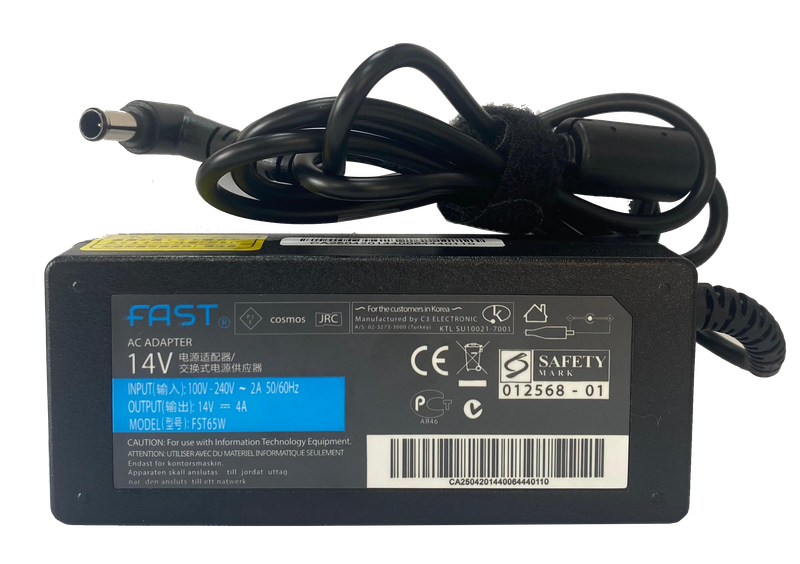 FAST 14V 4A 65W Lcd Led Monitör Adaptörü (6.0mm*4.4mm)