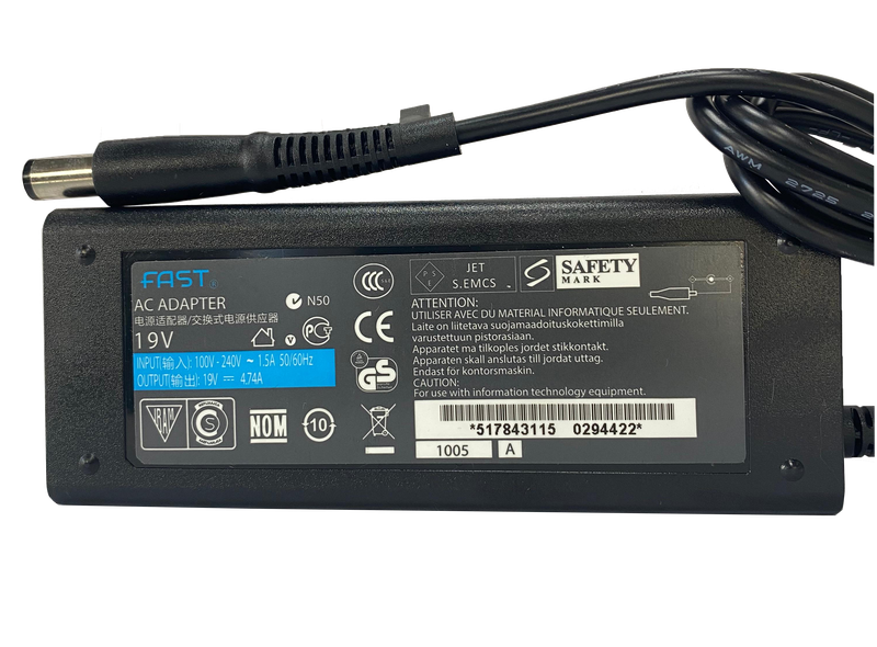 HP 19V 4.74A 90W İğne Pinli Laptop Adaptörü (7.4 mm*5.0 mm)