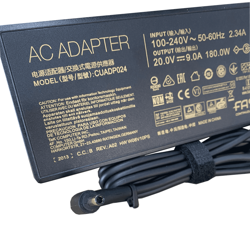 MSI HP ASUS 20V 9A 180W Pinli Uç Laptop Adaptörü (4.5mm*3.0mm)