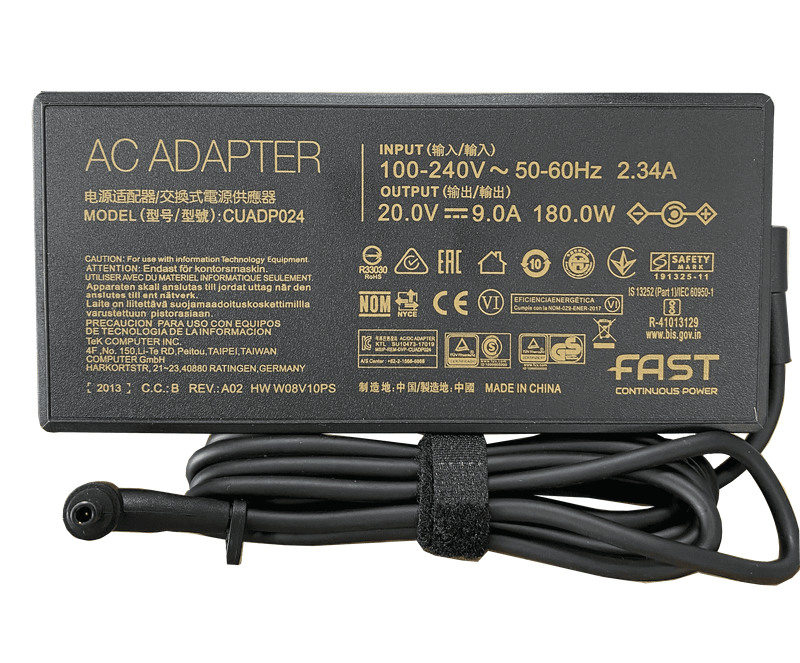 MSI HP ASUS 20V 9A 180W Pinli Uç Laptop Adaptörü (4.5mm*3.0mm)