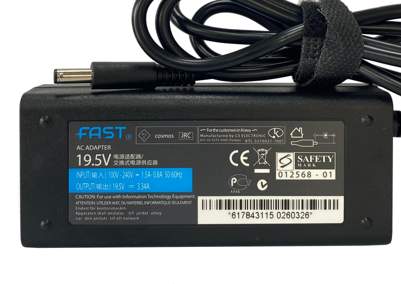 Dell 19.5V 3.34A 65W Pin Uçlu Laptop Adaptörü (4.5mm*3.0mm)