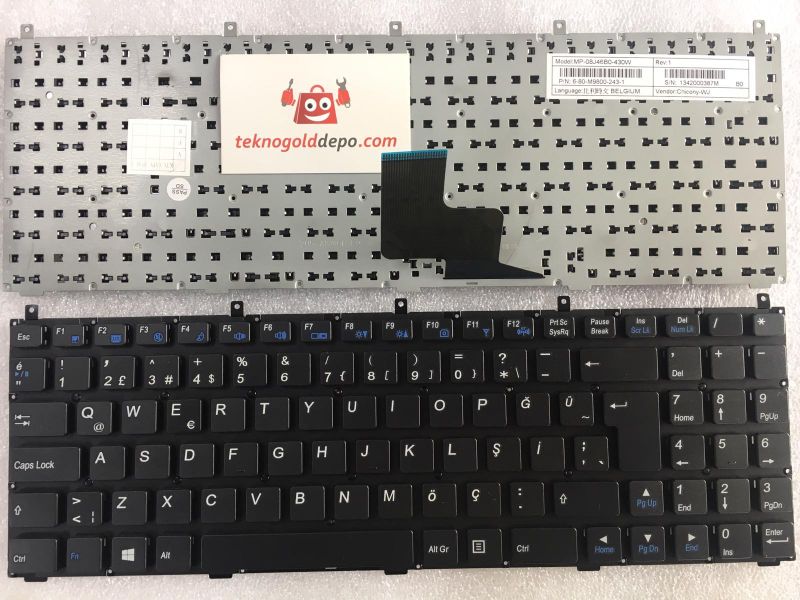Exper A5V Siyah Türkçe Klavye (OEM)