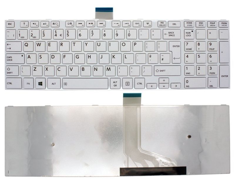 Toshiba C50-A Beyaz Klavye (OEM)