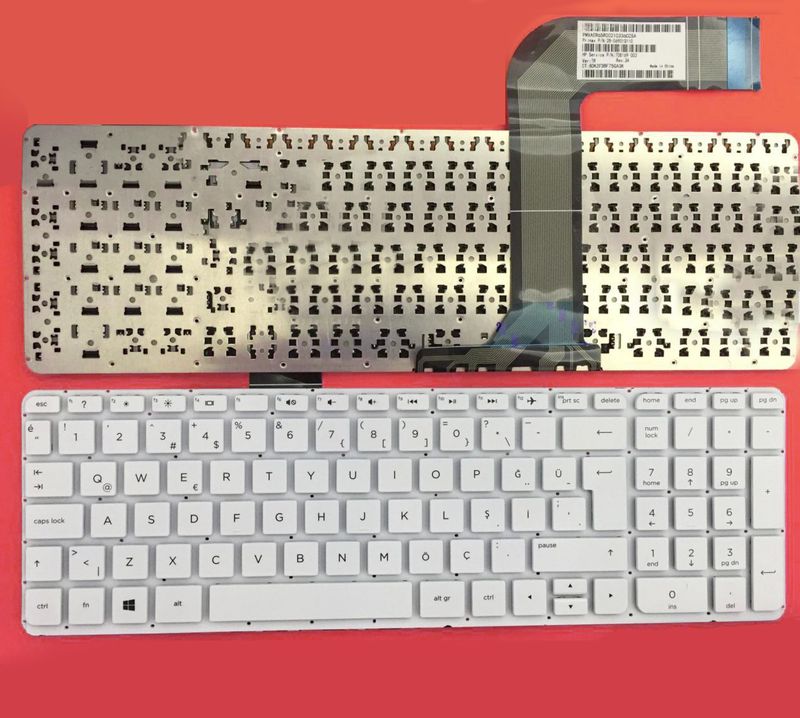 Hp 15-P017ST Beyaz Klavye (OEM)