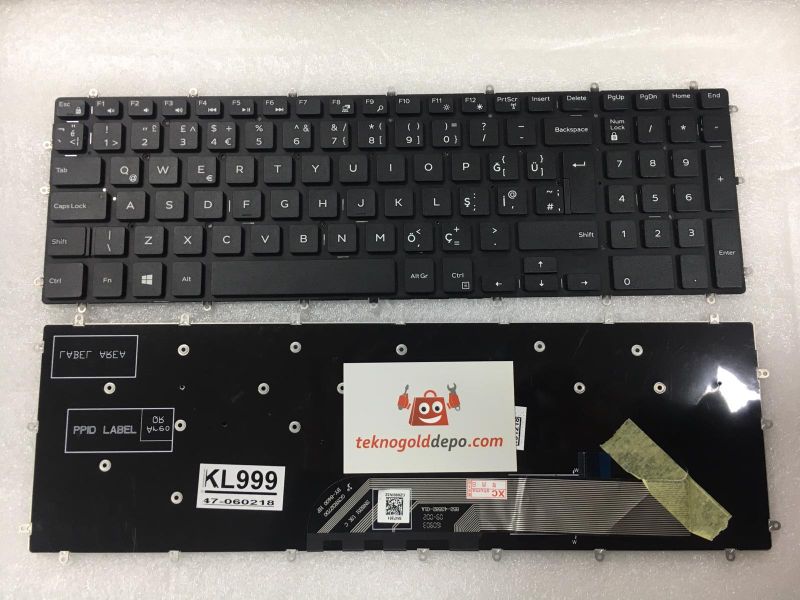Dell Inspiron P66f  Türkçe Klavye