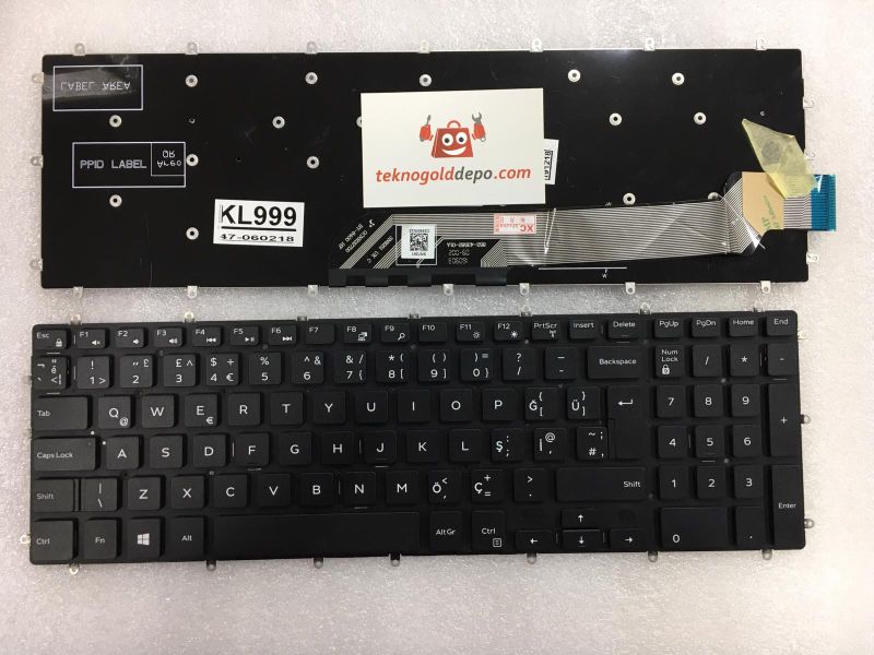 Dell inspiron 15-7566 Türkçe Klavye