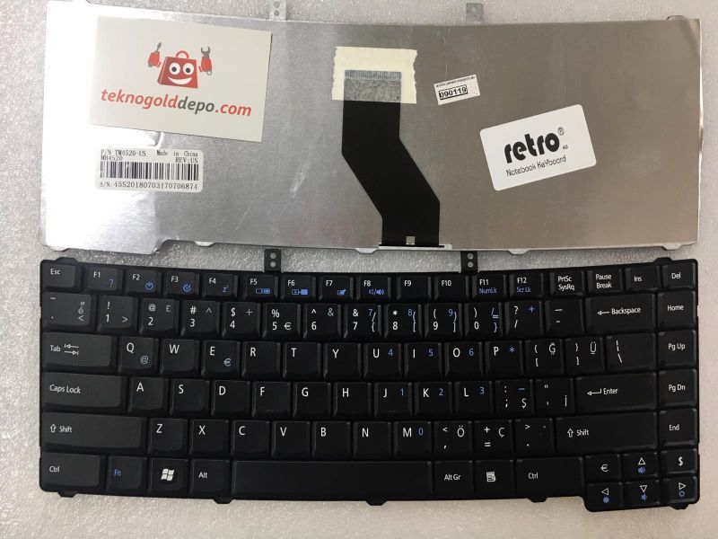 Acer Travelmate 4520 Türkçe Notebook Klavye