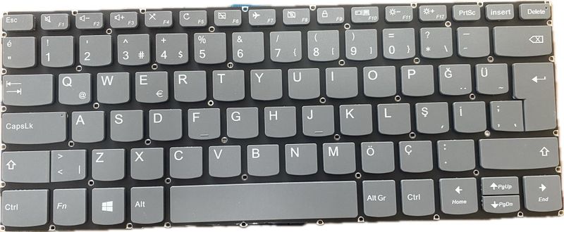 Lenovo V330-14ISK Notebook Klavye Füme (Oem)