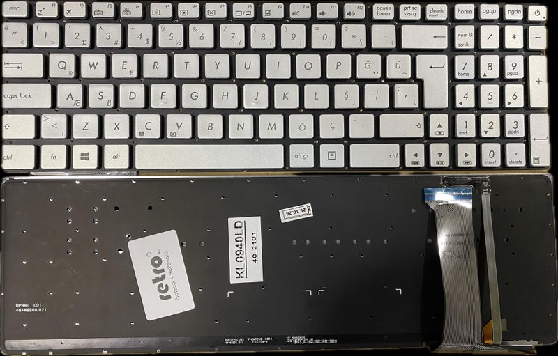 Asus N551J Işıklı Notebook Klavye (OEM)