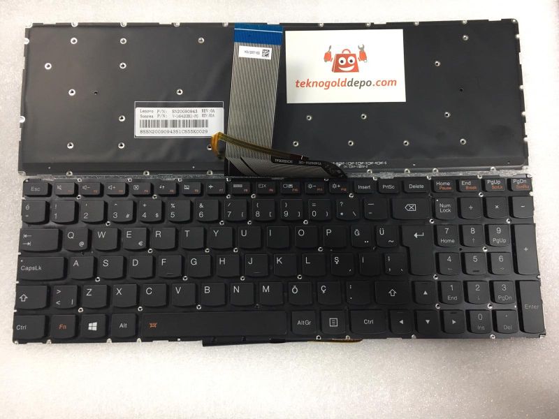 Lenovo 500-15ıbd Led’li Türkçe Klavye (Muaid)