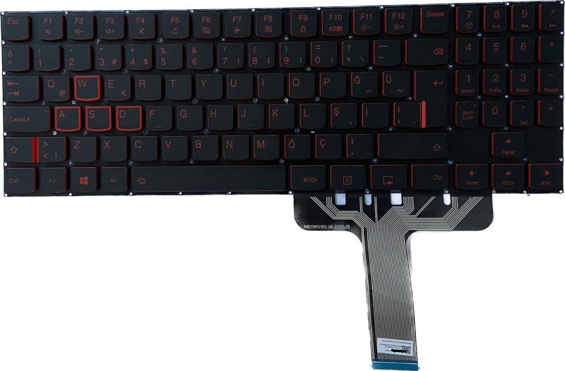 Lenovo Legion Y520-15IKB Kırmızı Işıklı Türkçe Klavye