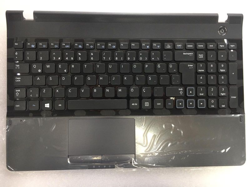 Samsung NP300 Klavyeli Siyah Üst kasa (C) Cover 