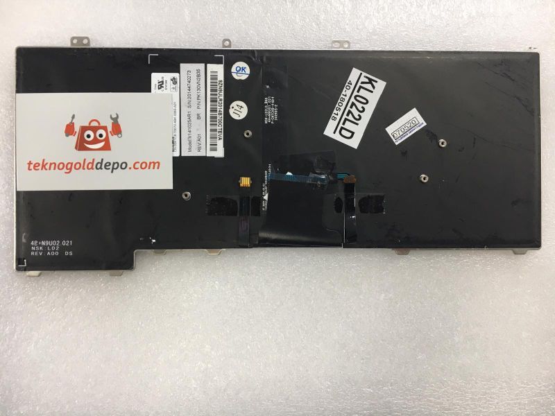 Dell Latitude E7440 Türkçe Klavye Pointing stick mevcut Led aydınlatmalı