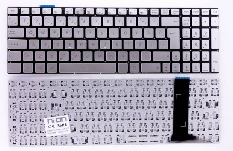 Asus N550j Notebook Klavye