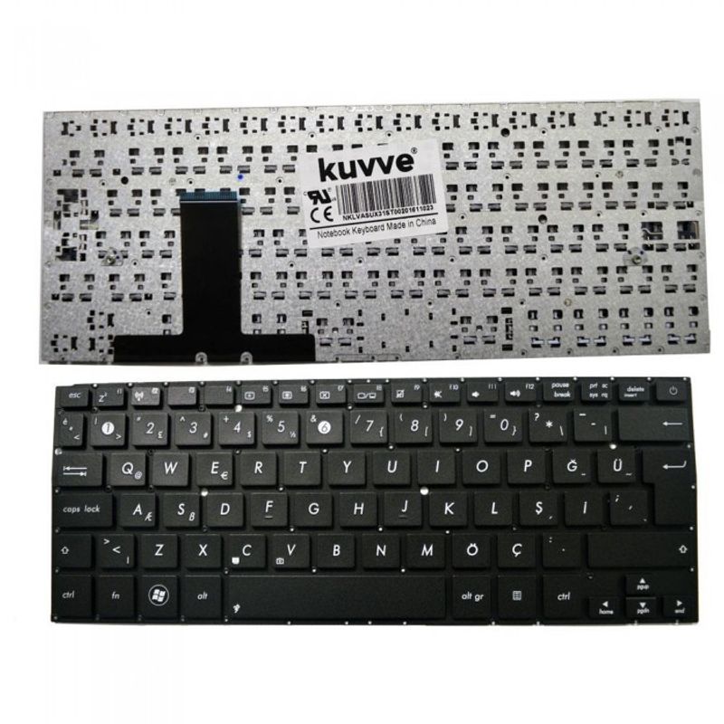 Asus Zenbook UX31 Notebook Siyah Klavye