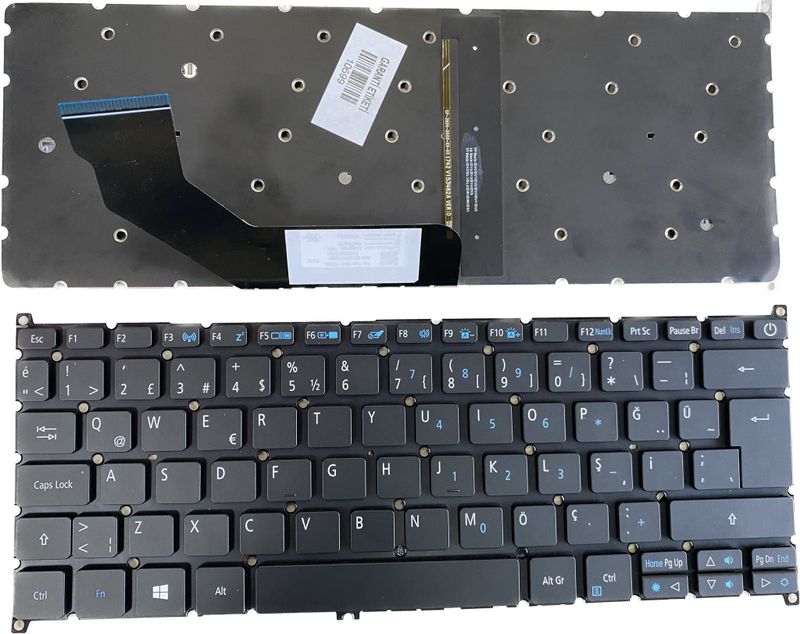 Acer Swift SF314-41 Türkçe Işıklı Klavye V.1