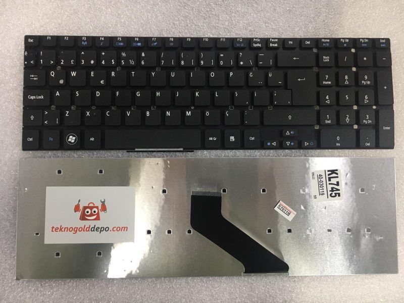 Acer Aspire 5755 Siyah Klavye (OEM)