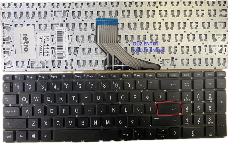 Hp 15s-FQ2019NT Klavye (OEM
