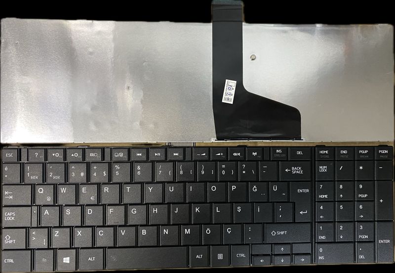 Toshiba Satellite C855 Türkçe Siyah Klavye V1 (OEM)