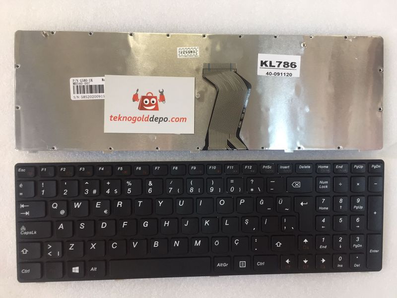 Lenovo G580 Türkçe Klavye v.1 (OEM)