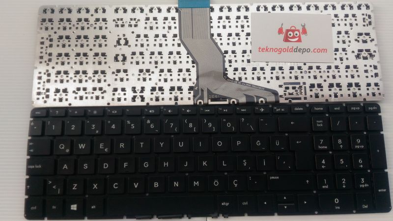 Hp 15-AB Türkçe Siyah Klavye (OEM)