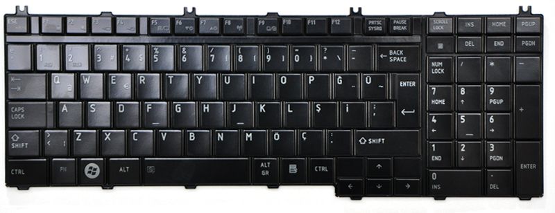 Toshiba Satellite L500 Klavye Siyah (OEM)