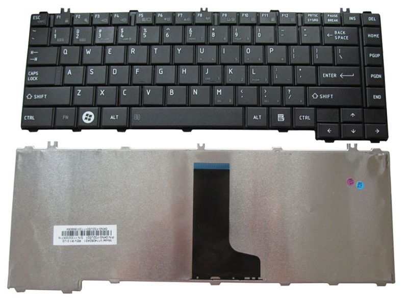 Toshiba L600, C600 Siyah Klavye (OEM)
