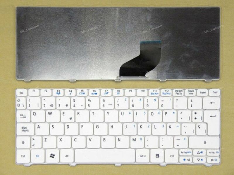Acer Aspire one pav70 Beyaz Klavye