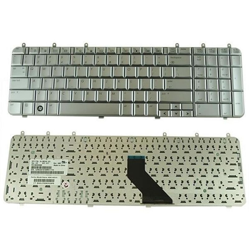 HP DV7 1000 Gümüş Klavye (OEM)