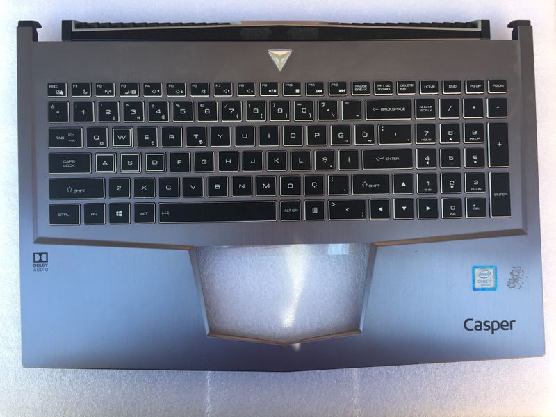Casper Excalibur G750 Klavyeli Üst Kasa Orjinal 2.el
