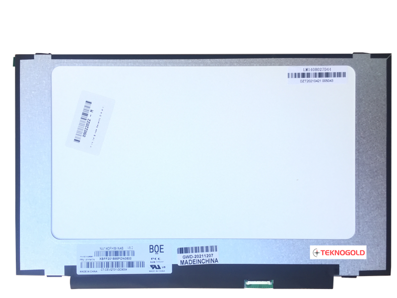 14.0 Kenarsız Dar Kasa FullHD IPS Laptop Ekranı NV140FHM-N48, n140hca-eac