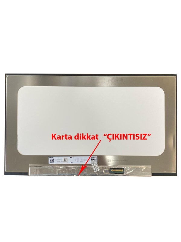 14.0 Kenarsız Dar Kasa FullHD Laptop Ekranı N140HCG-GE1 Rev. B1, N140HCA-E5B  (Kart Çıkıntısız)