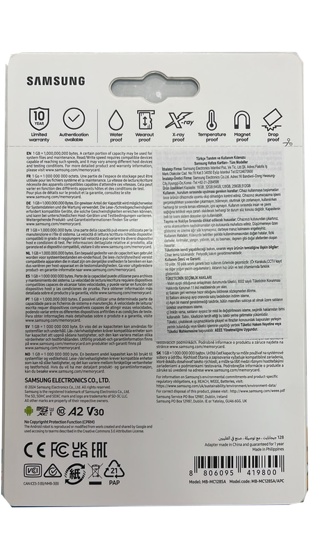 Samsung 128GB Evo Plus Mıcrosdxc Uhs-I U3 V30 A2 160MB/S - MB-MC128SA/TR