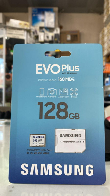Samsung 128GB Evo Plus Mıcrosdxc Uhs-I U3 V30 A2 160MB/S - MB-MC128SA/TR