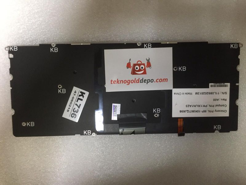 Dell XPS 14z-L412z Notebook Işıklı Türkçe Klavye (Oem)