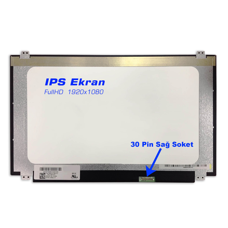 15.6 Full HD IPS Slim Led Laptop Ekranı 