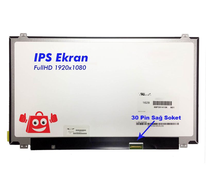 15.6 Full HD IPS Slim Led Laptop Ekranı 
