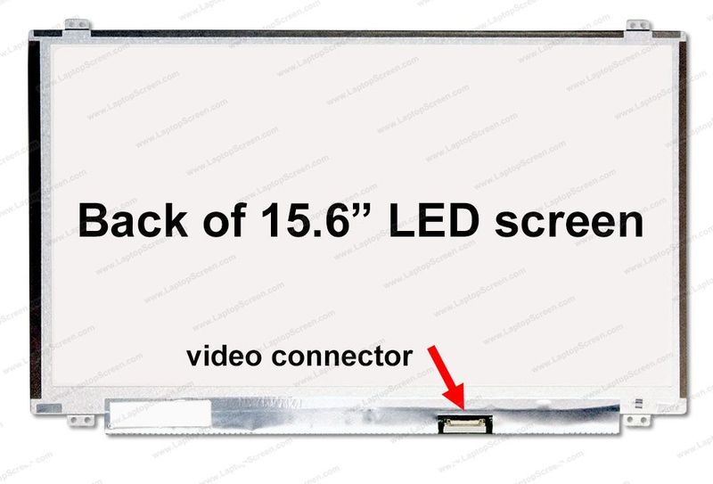 15.6 Full HD Slim Led Laptop Ekranı 30 Pin Sağ Soket