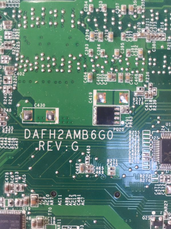 Fujitsu LifeBook AH530 Arızalı Anakart  2.el