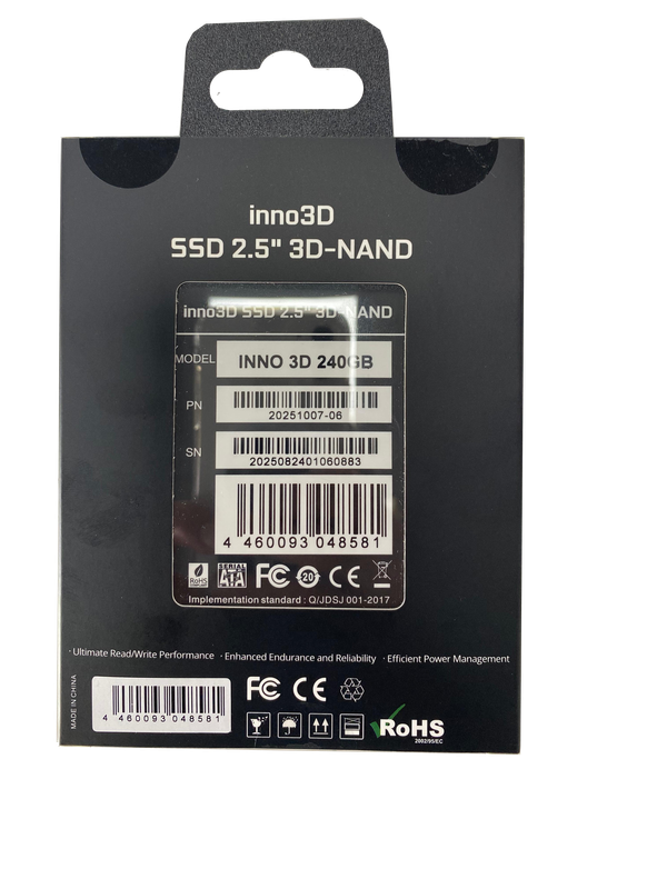 Inno3D 3D-NAND SATA 3.0 2.5" 240 GB SSD