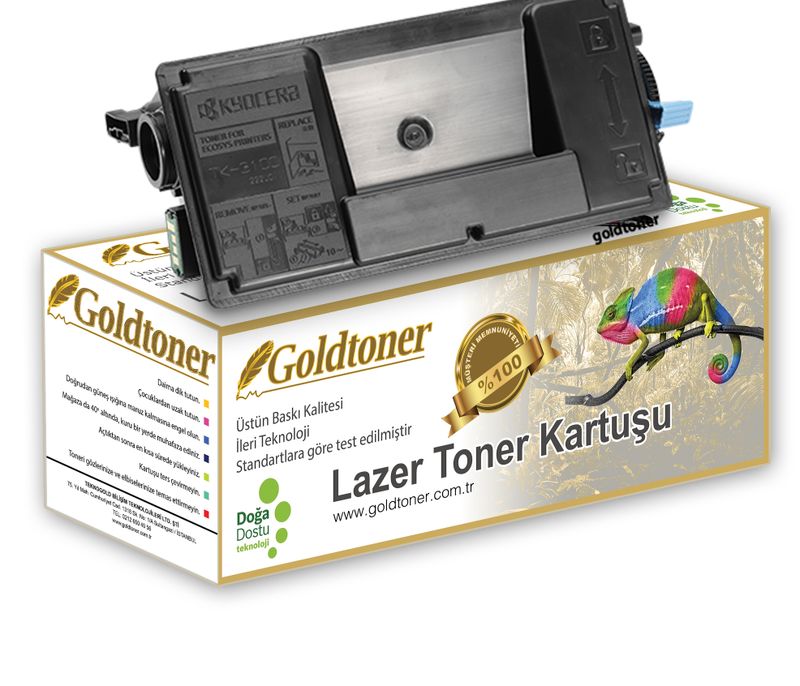 Gold Toner Kyocera TK-3100 Uyumlu Toner - Kyocera TK3100 Muadil Toneri