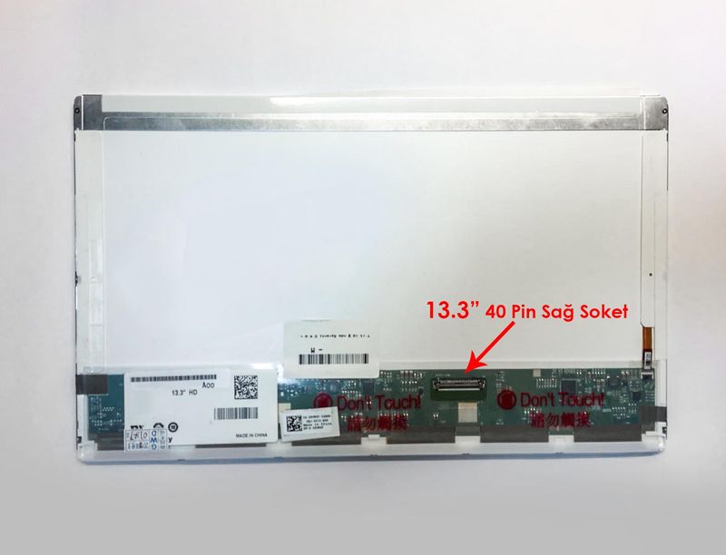 13.3 Led Ekran 40 Pin Sağ Soket 2. EL (LP133WH1 TL A2)
