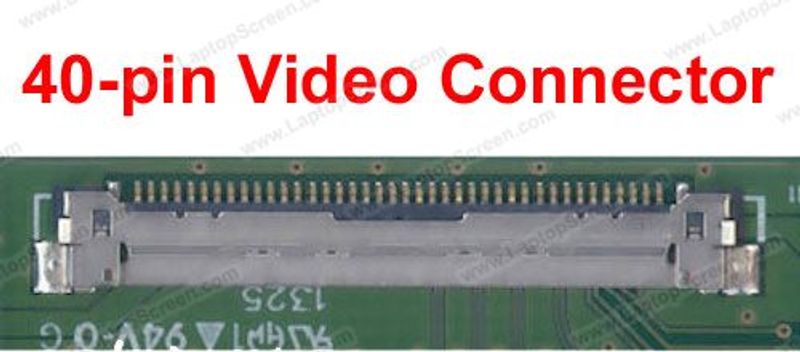 11.6” Slim Led Ekran 40 Pin Sağ Soket (vida yerleri altta ve üstte)