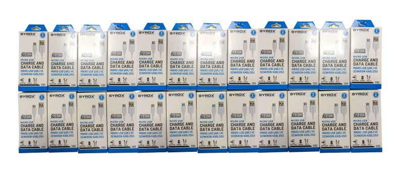 Syrox 2.0A Micro USB Kutulu Kablosu SYX-C65