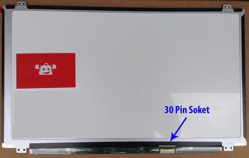 15.6" Slim Led Laptop Ekranı 30 Pin Sağ Soket