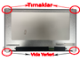 14.0 Kenarsız FullHD IPS Laptop Ekranı (Alt Tarafı Vidalı Üst Kısmı Tırnaklı Ekran)
